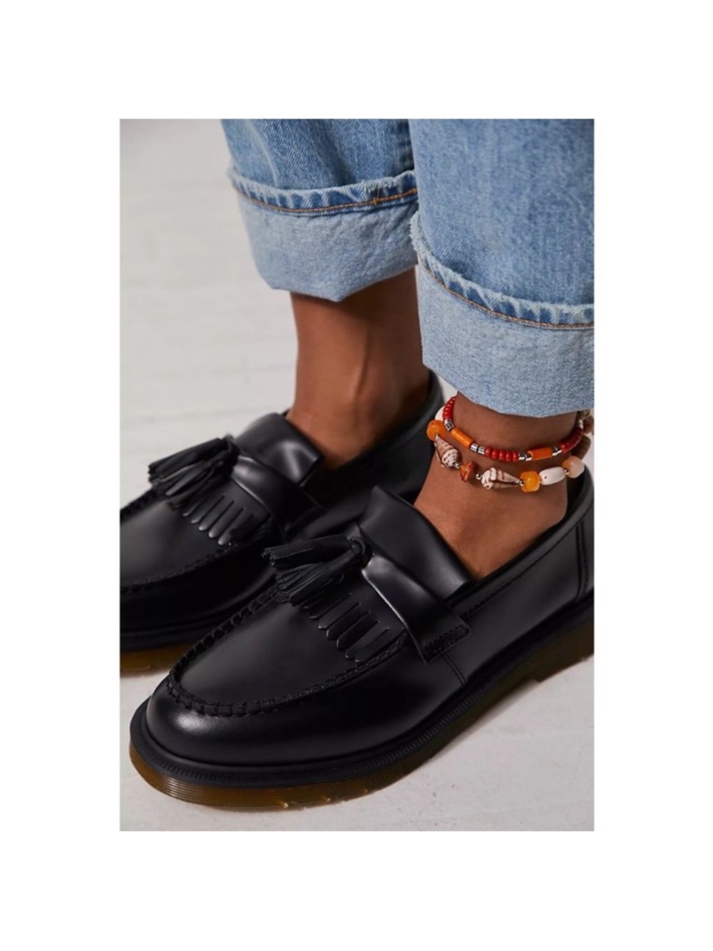 Dr. Martens ADRIAN
SMOOTH LEATHER TASSEL
LOAFERS Size 8W/7M